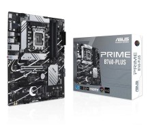 ASUS PRIME B760-PLUS (Socket 1700, ATX, 4xDDR5(192GB), DP/HDMI, 2xPCIe 4.0x16/1xPCIe 4.0, 1xLAN (2.5GbE), 4xSATA 6Gb/s, 3xM.2, 2xUSB 3.2, 4xUSB 2.0, 1xPS/2) 90MB1EF0-M1EAY0