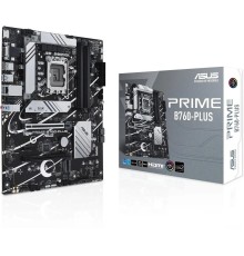 ASUS PRIME B760-PLUS (Socket 1700, ATX, 4xDDR5(192GB), DP/HDMI, 2xPCIe 4.0x16/1xPCIe 4.0, 1xLAN (2.5GbE), 4xSATA 6Gb/s, 3xM.2, 2xUSB 3.2, 4xUSB 2.0, 1xPS/2) 90MB1EF0-M1EAY0