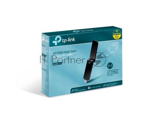 Адаптер TP-Link Wi-Fi AC1300 High Gain Wi-Fi USB Adapter, USB 3.0, External  antenna