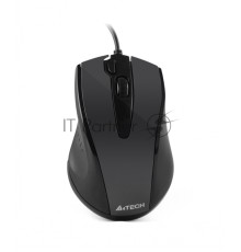 Мышь проводная A4Tech N-500FS черный, 1200 dpi, USB, кнопки - 4