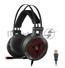 Наушники с микрофоном A4Tech G530 черный/серый 1.8м мониторы оголовье