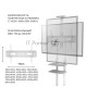 Стойка для телевизора с кронштейном ONKRON TS1881 50