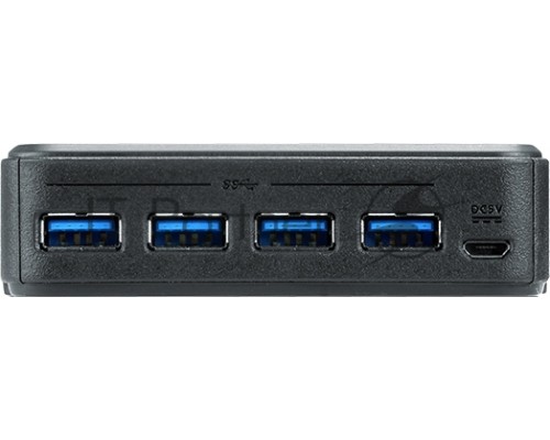 Переключатель, электрон., USB, 2 User > 2 устройства + клавиатура + мышь, 2 USB A-тип > 4 USB A-тип, Male > Female, со встроен. шнурами 2х1.2м., (USB 2.0) 2 PORT USB3.0 Peripheral Sharing Device.