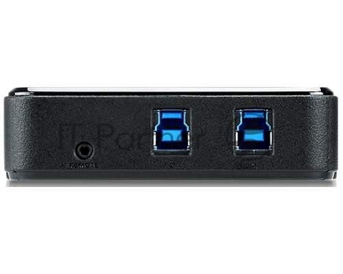 Переключатель, электрон., USB, 2 User > 2 устройства + клавиатура + мышь, 2 USB A-тип > 4 USB A-тип, Male > Female, со встроен. шнурами 2х1.2м., (USB 2.0) 2 PORT USB3.0 Peripheral Sharing Device.