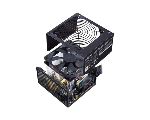 Блок питания Cooler Master MWE White, 450W, ATX, 120mm, 6xSATA, 2xPCI-E(6+2), APFC, 80+ White MPE-4501-ACABW-EU