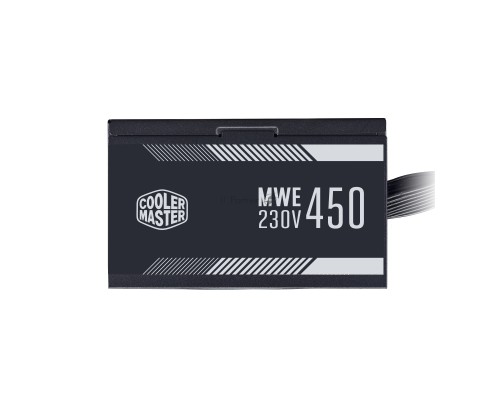 Блок питания Cooler Master MWE White, 450W, ATX, 120mm, 6xSATA, 2xPCI-E(6+2), APFC, 80+ White MPE-4501-ACABW-EU