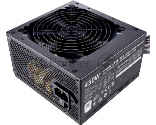 Блок питания Cooler Master MWE White, 450W, ATX, 120mm, 6xSATA, 2xPCI-E(6+2), APFC, 80+ White MPE-4501-ACABW-EU