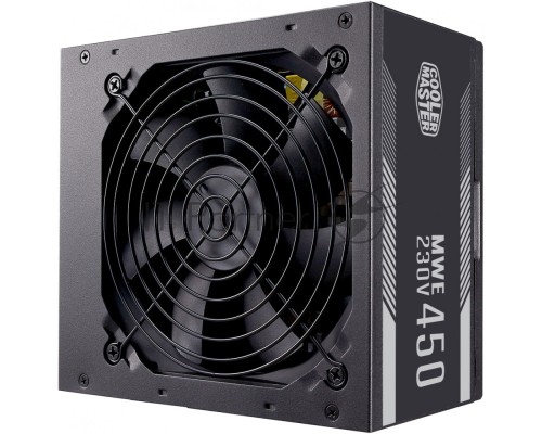 Блок питания Cooler Master MWE White, 450W, ATX, 120mm, 6xSATA, 2xPCI-E(6+2), APFC, 80+ White MPE-4501-ACABW-EU