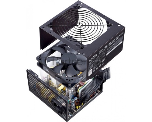 Блок питания Cooler Master MWE White, 450W, ATX, 120mm, 6xSATA, 2xPCI-E(6+2), APFC, 80+ White MPE-4501-ACABW-EU