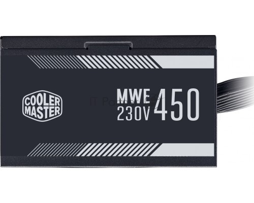 Блок питания Cooler Master MWE White, 450W, ATX, 120mm, 6xSATA, 2xPCI-E(6+2), APFC, 80+ White MPE-4501-ACABW-EU