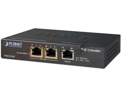 POE-E202 PoE расширитель 1-Port 802.3at PoE+ to 2-Port 802.3af/at Gigabit PoE Extender