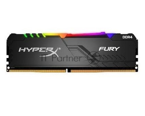 DDR 4 DIMM 16Gb PC27700, 3466Mhz, Kingston HyperX FURY RGB CL16 (HX434C16FB3A/16) (retail)