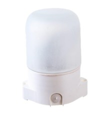 ЭРА Б0048030 Светильник НББ 01-60-001 для бани пластик/стекло прямой IP65 E27 max 60Вт 135х105х84 белый 