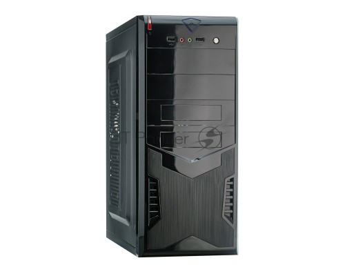 Компьютерный корпус Miditower Exegate EX280387RUS CP-604 Black, ATX, <CP400W, 80mm>, 2*USB, Audio