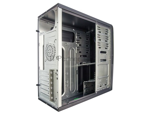 Компьютерный корпус Miditower Exegate EX280387RUS CP-604 Black, ATX, <CP400W, 80mm>, 2*USB, Audio