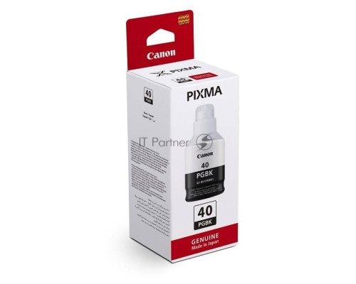 Контейнер с чернилами Canon GI-40 BK для GM2040/G5040/G6040. Чёрный. 6000 страниц.
