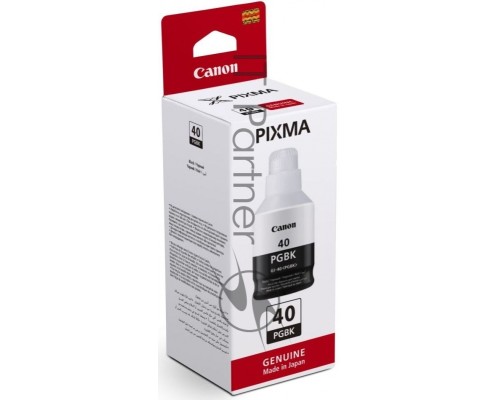 Контейнер с чернилами Canon GI-40 BK для GM2040/G5040/G6040. Чёрный. 6000 страниц.