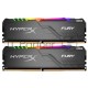 Память оперативная Kingston 16GB 2666MHz DDR4 CL16 DIMM (Kit of 2) 1Rx8 HyperX FURY RGB
