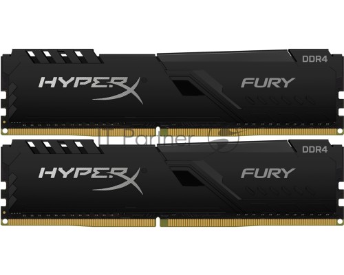 Память оперативная Kingston 32GB 3200MHz DDR4 CL16 DIMM (Kit of 2) HyperX FURY Black