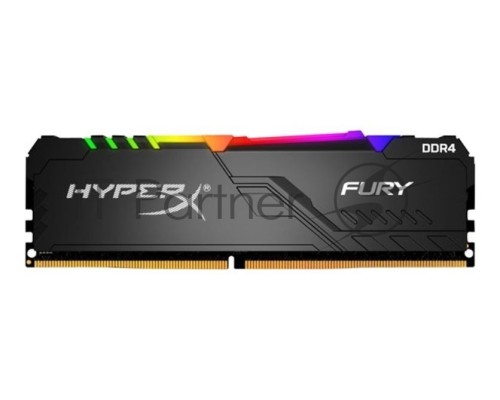 Память оперативная Kingston 16GB 3000MHz DDR4 CL15 DIMM (Kit of 2) HyperX FURY RGB