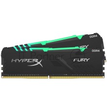 Память оперативная Kingston 32GB 3200MHz DDR4 CL16 DIMM (Kit of 2) HyperX FURY RGB