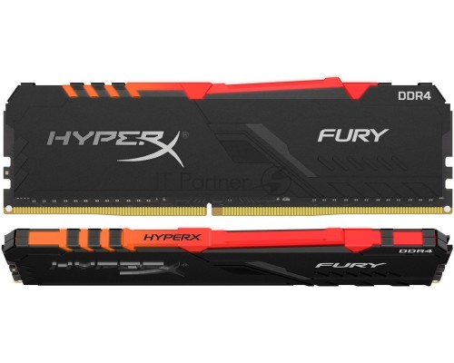 Память оперативная Kingston 32GB 3200MHz DDR4 CL16 DIMM (Kit of 2) HyperX FURY RGB