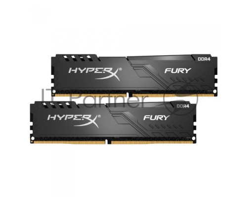 Память оперативная Kingston 16GB 2666MHz DDR4 CL16 DIMM (Kit of 2) 1Rx8 HyperX FURY Black