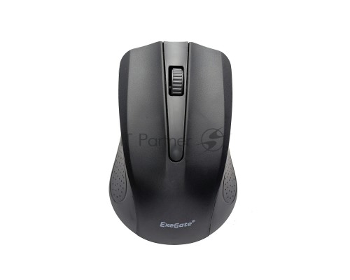 Мышь беспроводная ExeGate Professional Standard SR-9023 черный, 1200 dpi, радиоканал, USB, кнопки - 3