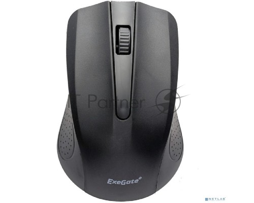 Мышь беспроводная ExeGate Professional Standard SR-9023 черный, 1200 dpi, радиоканал, USB, кнопки - 3