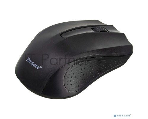 Мышь беспроводная ExeGate Professional Standard SR-9023 черный, 1200 dpi, радиоканал, USB, кнопки - 3
