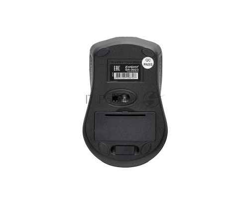 Мышь беспроводная ExeGate Professional Standard SR-9023 черный, 1200 dpi, радиоканал, USB, кнопки - 3