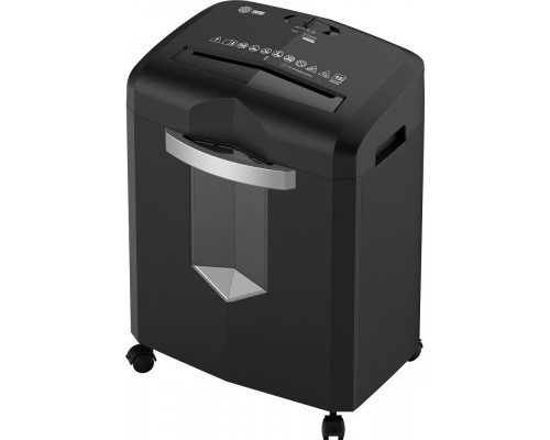 [CACTUS Уничтожители документов] Cactus Шредер CS-SH-15-20-4X35 черный/серый (секр.P-4) перекрестный 15лист. 20лтр. скрепки скобы пл.карты CD (919851)