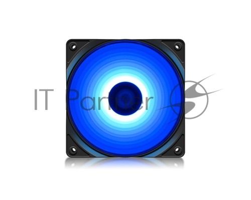Вентилятор DEEPCOOL RF120B 120x120x25мм (96шт./кор, LED Blue подсветка, 1300об/мин) Retail
