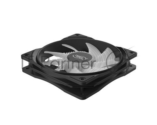 Вентилятор DEEPCOOL RF120B 120x120x25мм (96шт./кор, LED Blue подсветка, 1300об/мин) Retail