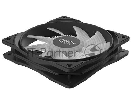 Вентилятор DEEPCOOL RF120B 120x120x25мм (96шт./кор, LED Blue подсветка, 1300об/мин) Retail