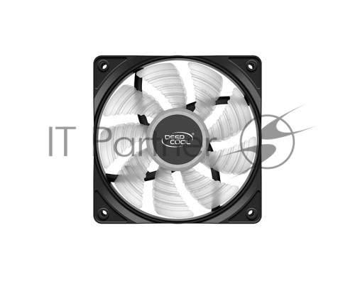 Вентилятор DEEPCOOL RF120B 120x120x25мм (96шт./кор, LED Blue подсветка, 1300об/мин) Retail