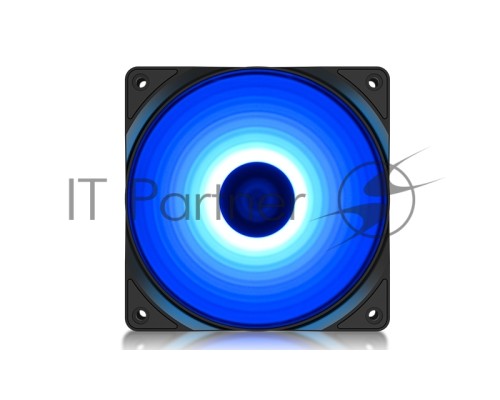 Вентилятор DEEPCOOL RF120B 120x120x25мм (96шт./кор, LED Blue подсветка, 1300об/мин) Retail