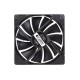 Вентилятор ID-COOLING XF-12025-SD-K 120x120x25мм (80шт./кор, PWM, Low Noise, резиновые углы, 700-1800об/мин, черная крыльчатка) BOX