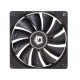 Вентилятор ID-COOLING XF-12025-SD-K 120x120x25мм (80шт./кор, PWM, Low Noise, резиновые углы, 700-1800об/мин, черная крыльчатка) BOX