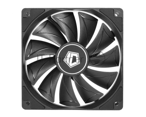 Вентилятор ID-COOLING XF-12025-SD-K 120x120x25мм (80шт./кор, PWM, Low Noise, резиновые углы, 700-1800об/мин, черная крыльчатка) BOX Вентилятор ID-COOLING XF-12025-SD-K 120x120x25мм (80шт./кор, PWM, Low Noise, резиновые углы, 700-1800об/мин, черная крыльчатка) BOX