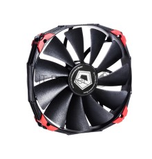 Вентилятор ID-COOLING NO-14025K 140x140x25мм (24шт./кор, PWM, Low Noise, резиновые углы, черный, 800-1600об/мин)  BOX