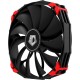 Вентилятор ID-COOLING NO-14025K 140x140x25мм (24шт./кор, PWM, Low Noise, резиновые углы, черный, 800-1600об/мин) BOX