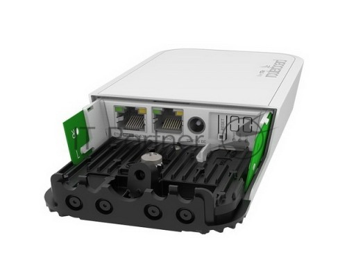 Точка доступа Mikrotik RBwAPGR-5HacD2HnD&;R11e-LTE wAP ac LTE Kit with four core 710MHz CPU, 128MB RAM, 2x Gigabit LAN, built-in 2.4Ghz 802.11b/g/n Dual Chain wireless with integrated antenna, built-in 5Ghz 802.11an/ac Dual Chain wireless with integrated