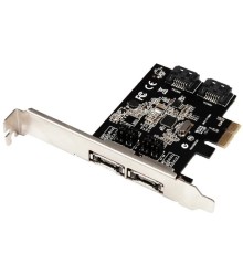Controller ST-Lab, PCI-E x1, A-480, 2 int (SATA600) + 2 ext (SATA600), +LP bracket, Ret