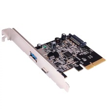 Controller ST-Lab, PCI-E x1, U-1770, 1x USB3.1(A) +1x USB3.1(C) 10Gbps,Ret