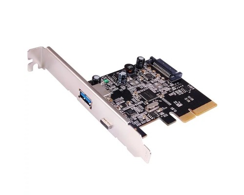 [Контроллер] Controller ST-Lab, PCI-E x1, U-1770, 1x USB3.1(A) +1x USB3.1(C) 10Gbps,Ret