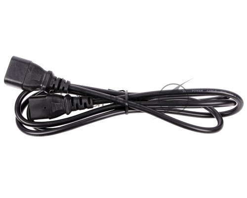 Кабель UPS -> устройство 220V (IEC-320-C13/C14) 1,8м, 3G0,75mm медь, Telecom <TE001-CU0.75-1.8M> 