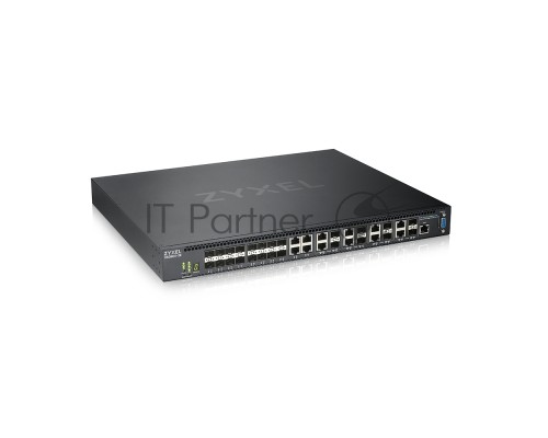 Коммутатор Zyxel XS3800-28 L2+ switch , 4xRJ-45: 1 / 2.5 / 5 / 10G, 8xCombo (SFP: 1 / 10G, RJ-45: 1 / 2.5 / 5 / 10G), 16xSFP +