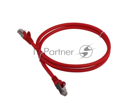 Патч-корд LANMASTER LSZH FTP кат.6, 2.0 м, красный