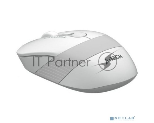 Мышь беспроводная A4Tech Fstyler FG10 белый/серый, 2000 dpi, радиоканал, USB, кнопки - 4